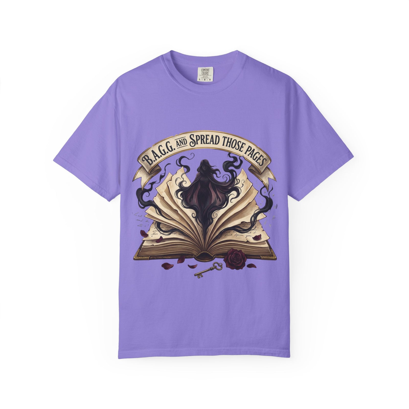 B.A.G.G. and Spread Those Pages Shirt, Fantasy Reader Tee, Book Lover T-Shirt, Fairy Book Shirt, Reading Gift, Bookworm Apparel