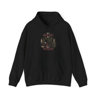 House Chair Woman hoodie | City skyline silhouette, text 'My House! My Chair! My Woman!'