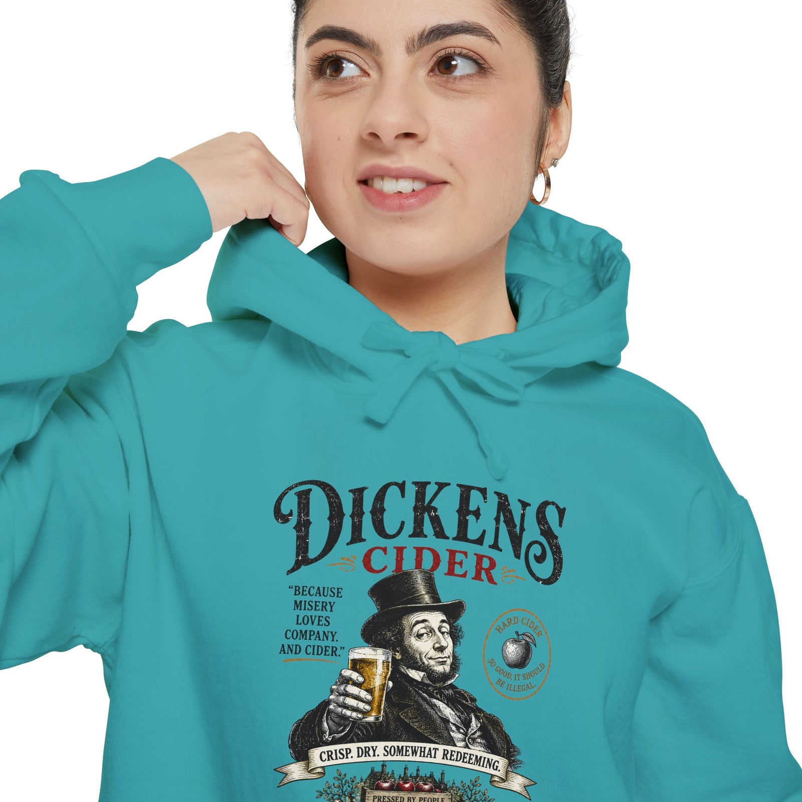 Dickens Cider hoodie | Misery Loves Company, Literary Humour