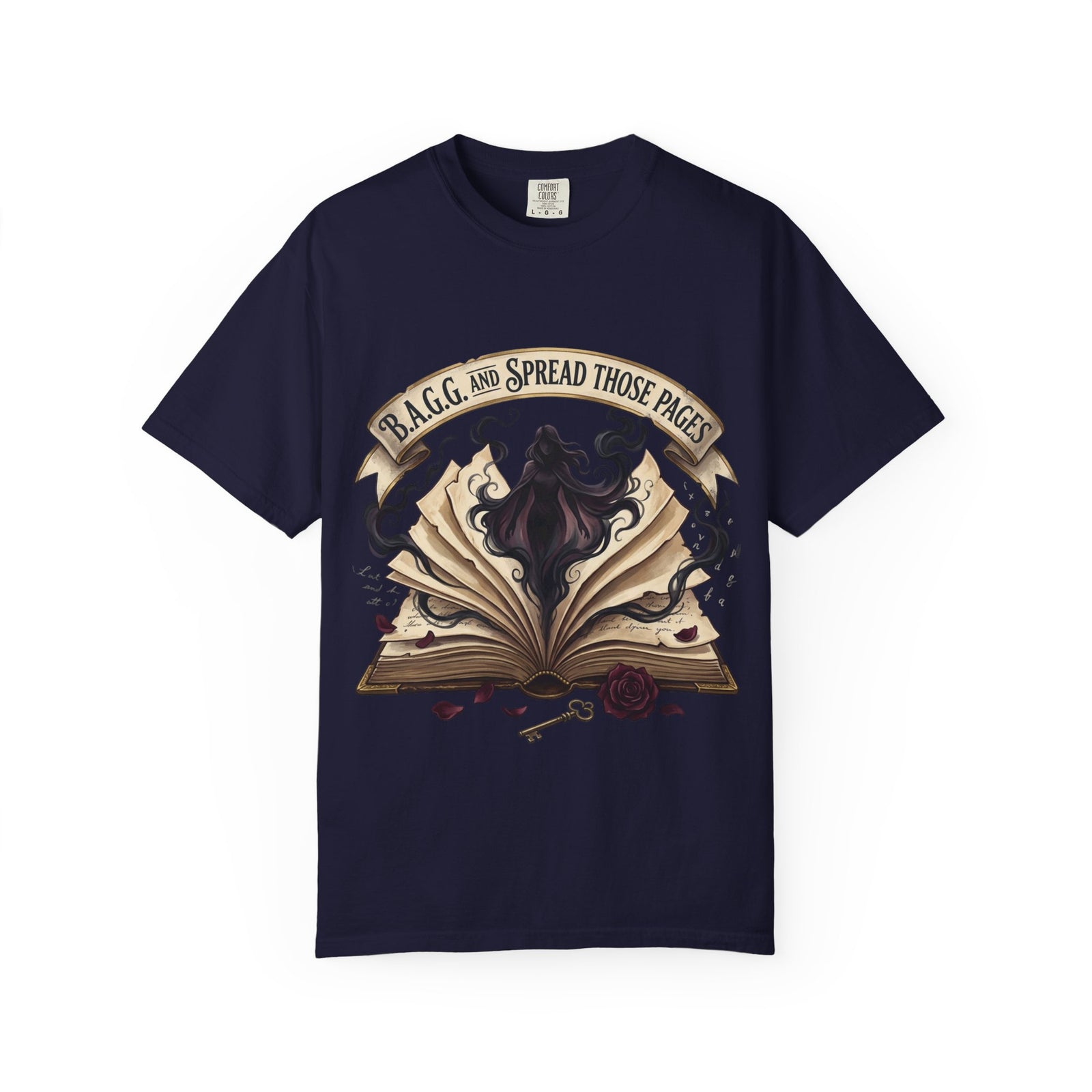 B.A.G.G. and Spread Those Pages Shirt, Fantasy Reader Tee, Book Lover T-Shirt, Fairy Book Shirt, Reading Gift, Bookworm Apparel