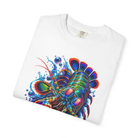 Psychedelic Lobster T-Shirt — Vibrant Neon Crustacean Graphic Tee
