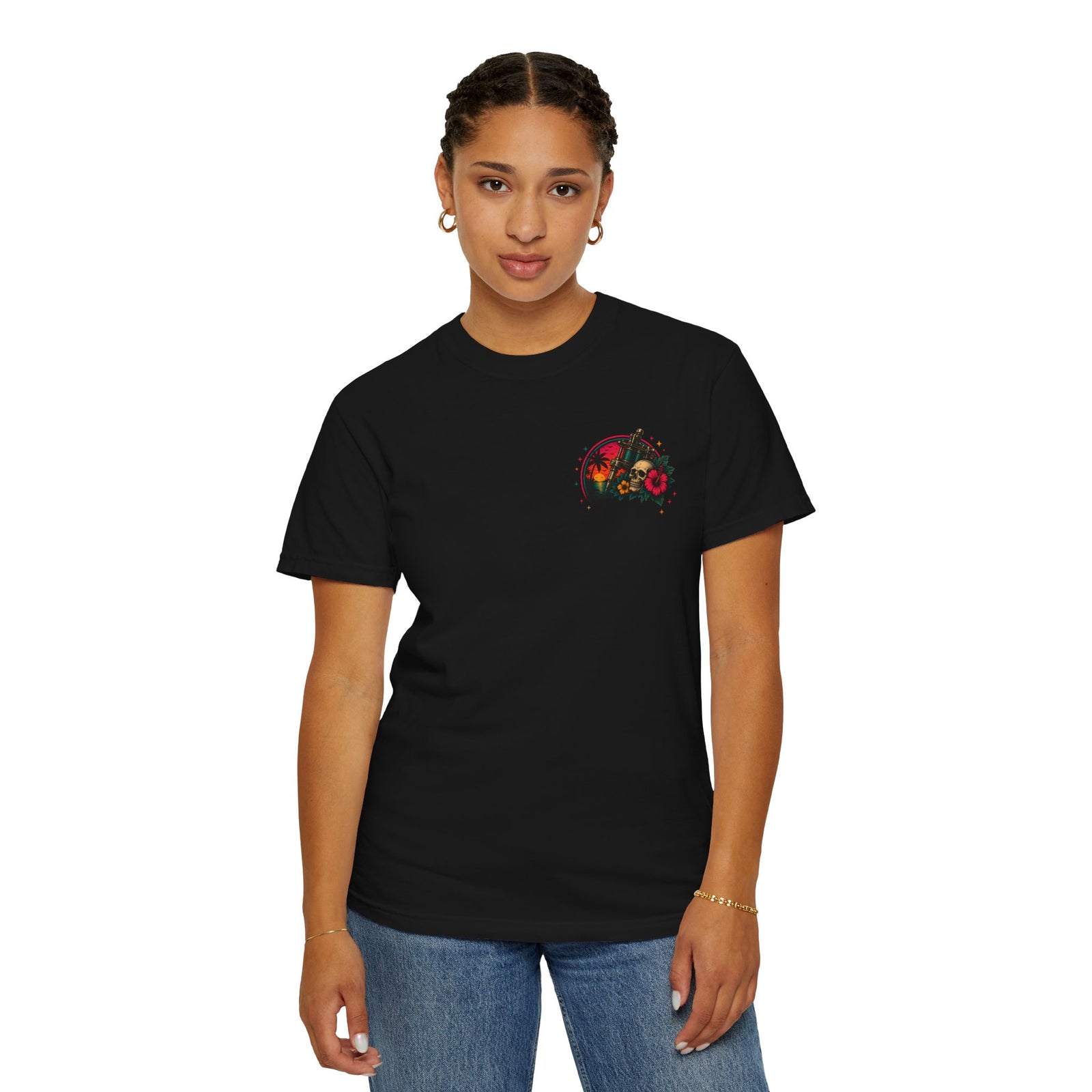 Mermaid Floral Graphic T-Shirt — Island Ink Collection