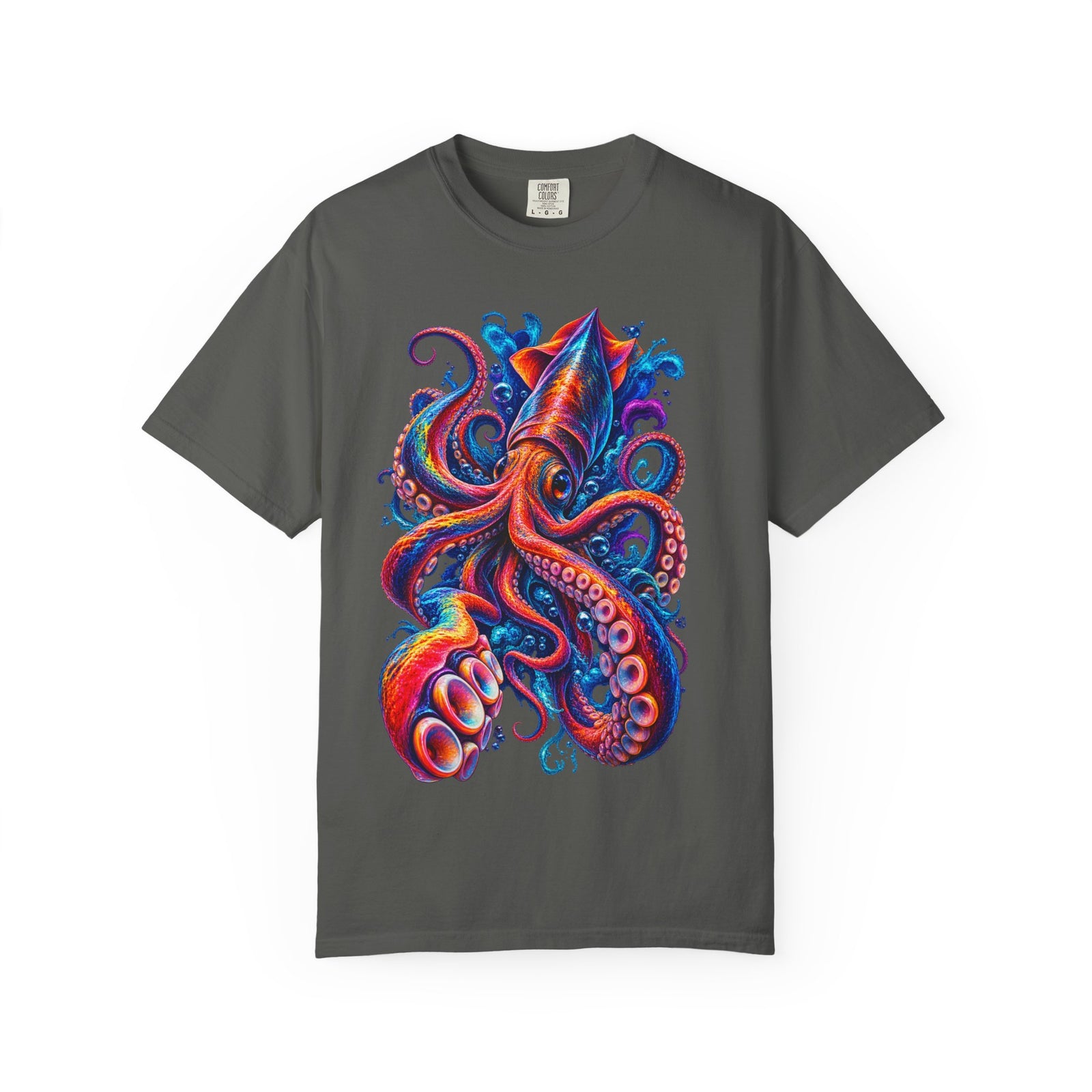 Squid Ink Art T-Shirt — Vibrant Octopus Graphic Tee