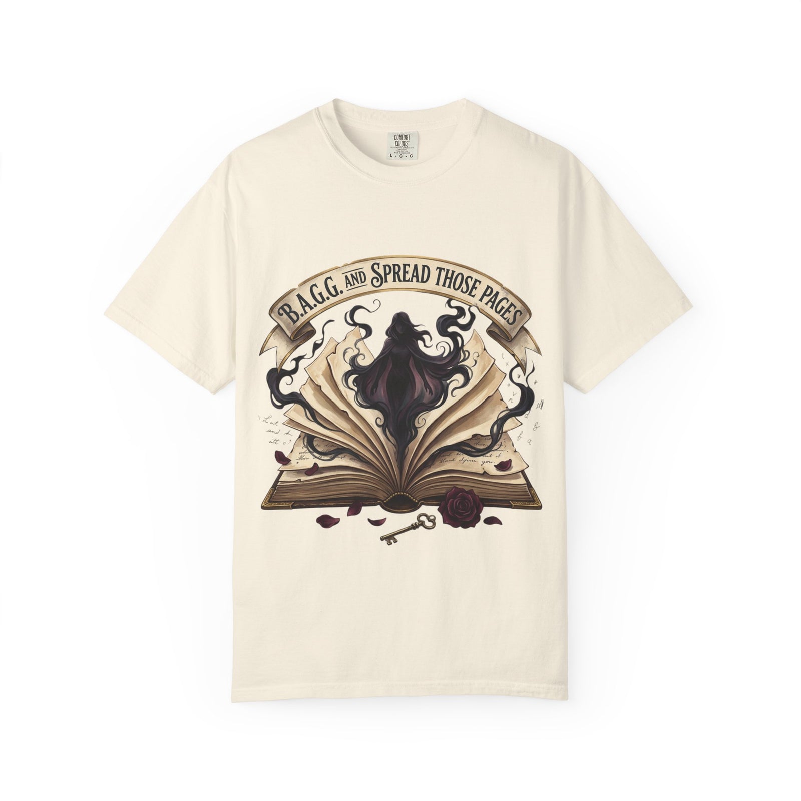 B.A.G.G. and Spread Those Pages Shirt, Fantasy Reader Tee, Book Lover T-Shirt, Fairy Book Shirt, Reading Gift, Bookworm Apparel