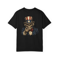 Uncle Sam Skull pointing, T-Shirt | Patriotic Skeleton Graphic