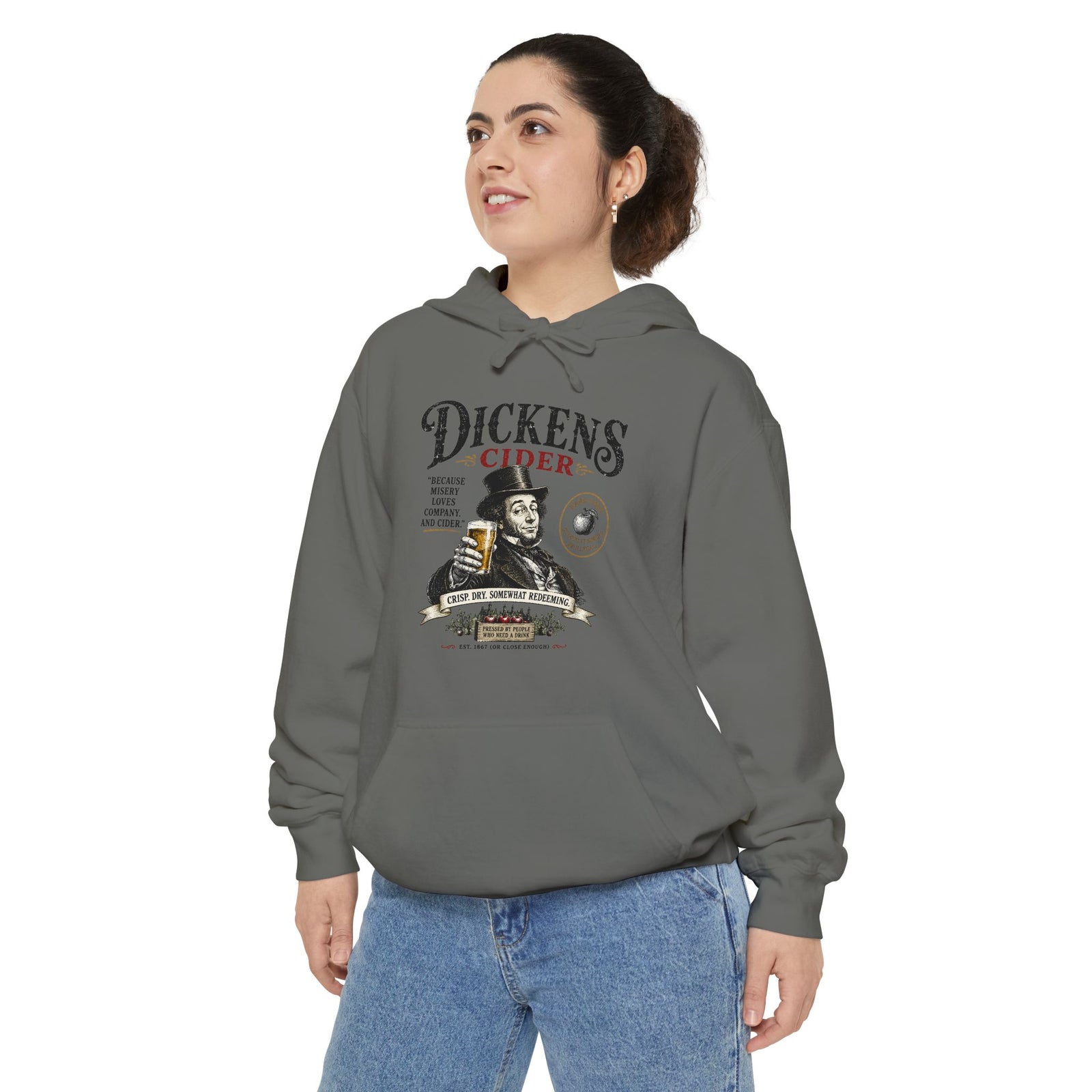 Dickens Cider hoodie | Misery Loves Company, Literary Humour