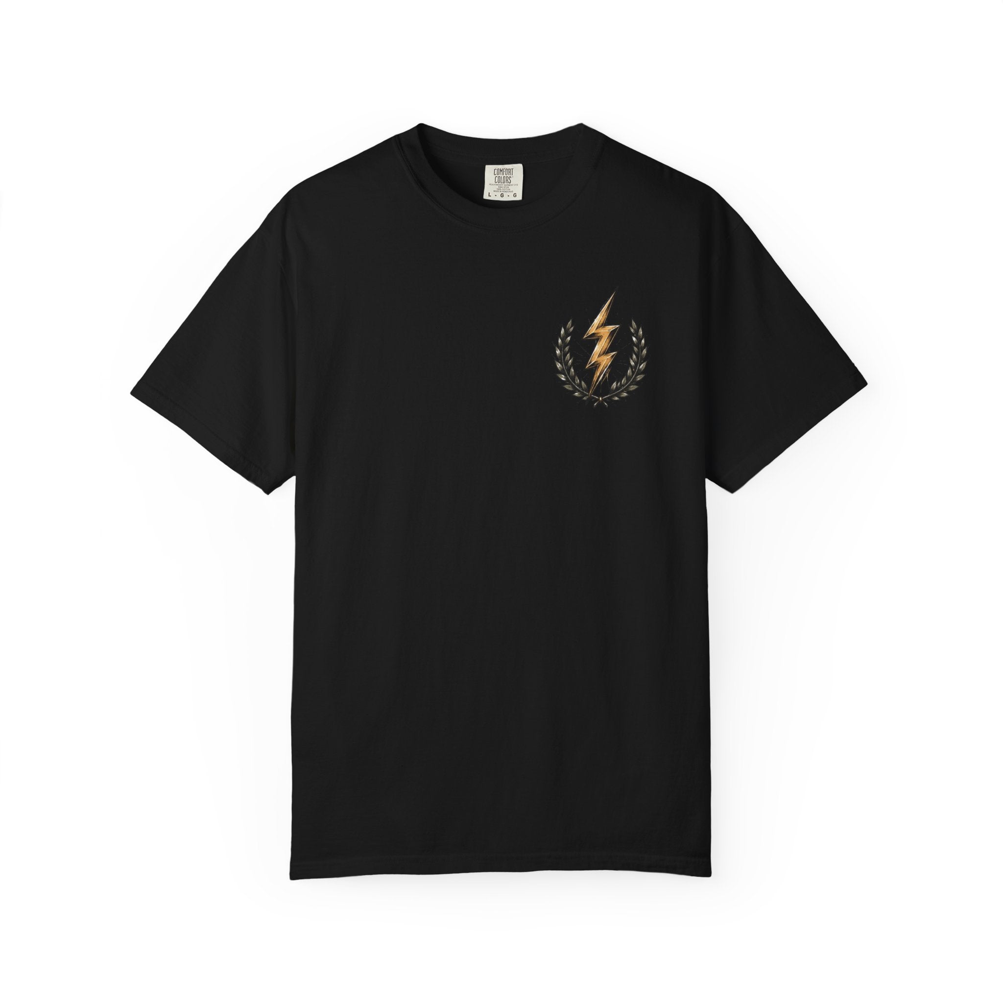 Zeus God of Thunder T-shirt | Lightning Bolt Mythology Design