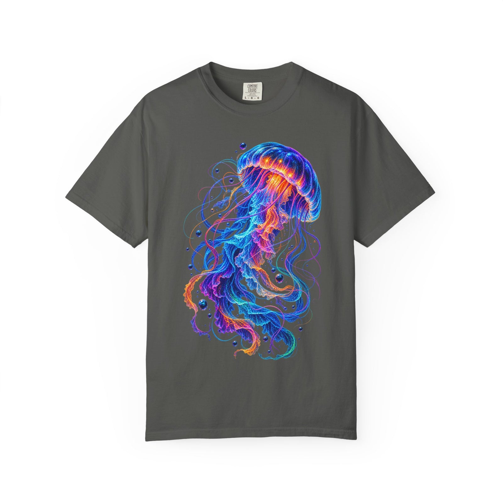 Jellyfish Glow T-Shirt — Neon Ocean Art Graphic Tee