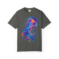 Jellyfish Glow T-Shirt — Neon Ocean Art Graphic Tee