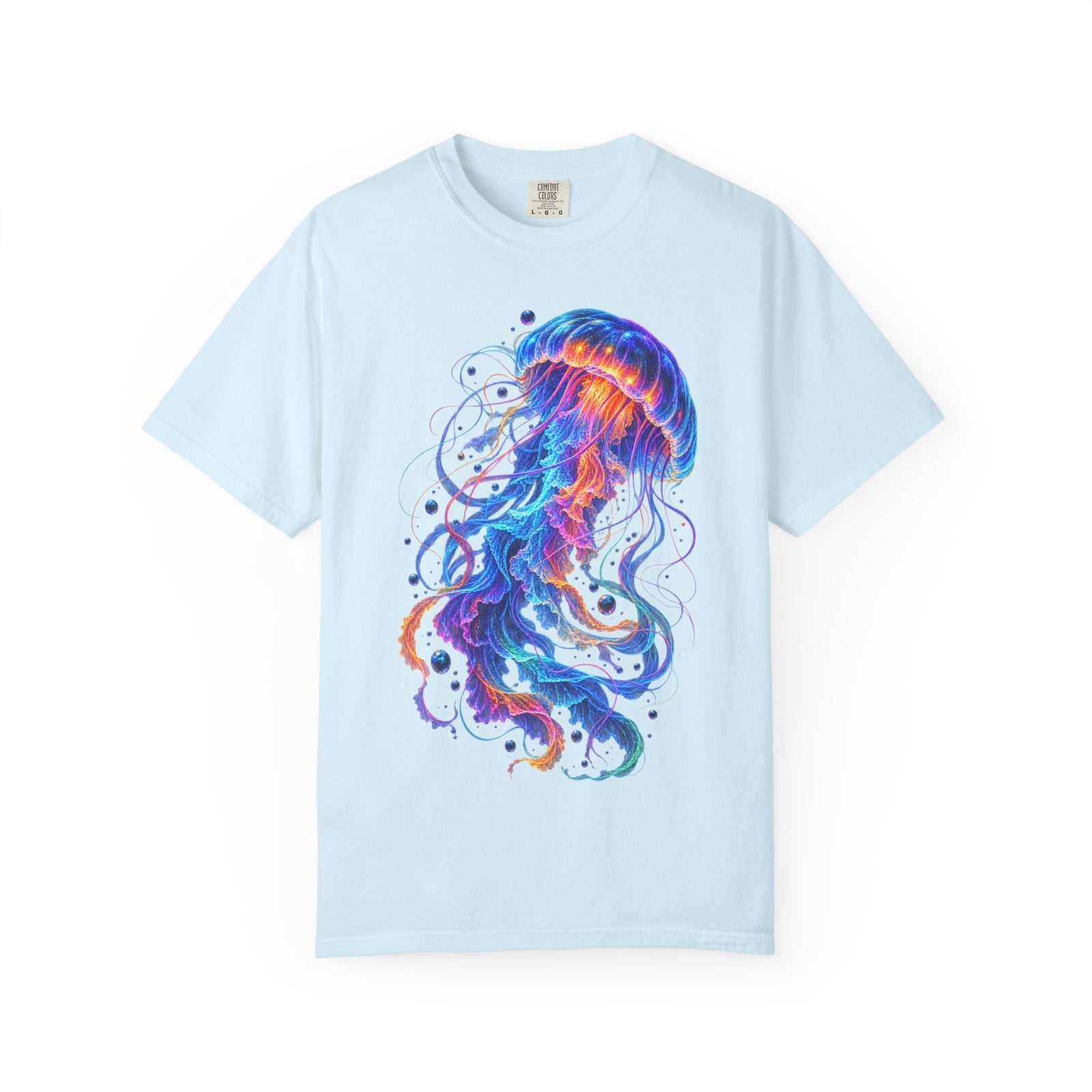 Jellyfish Glow T-Shirt — Neon Ocean Art Graphic Tee