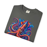 Squid Ink Art T-Shirt — Vibrant Octopus Graphic Tee