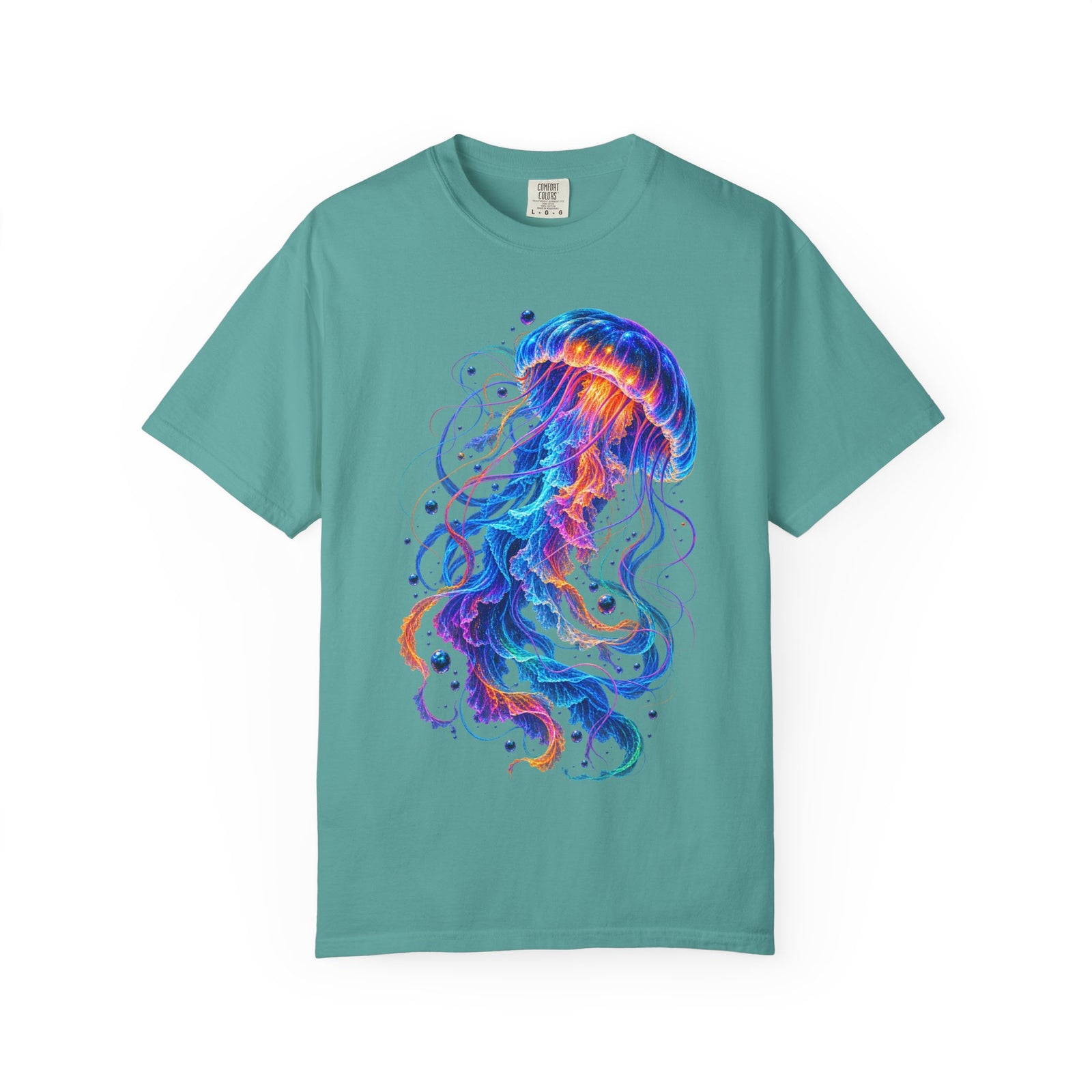 Jellyfish Glow T-Shirt — Neon Ocean Art Graphic Tee