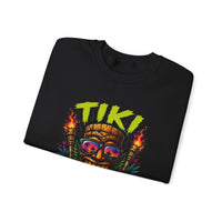 Tiki Vibes sweatshirt | Tropical Tiki Mask Crewneck