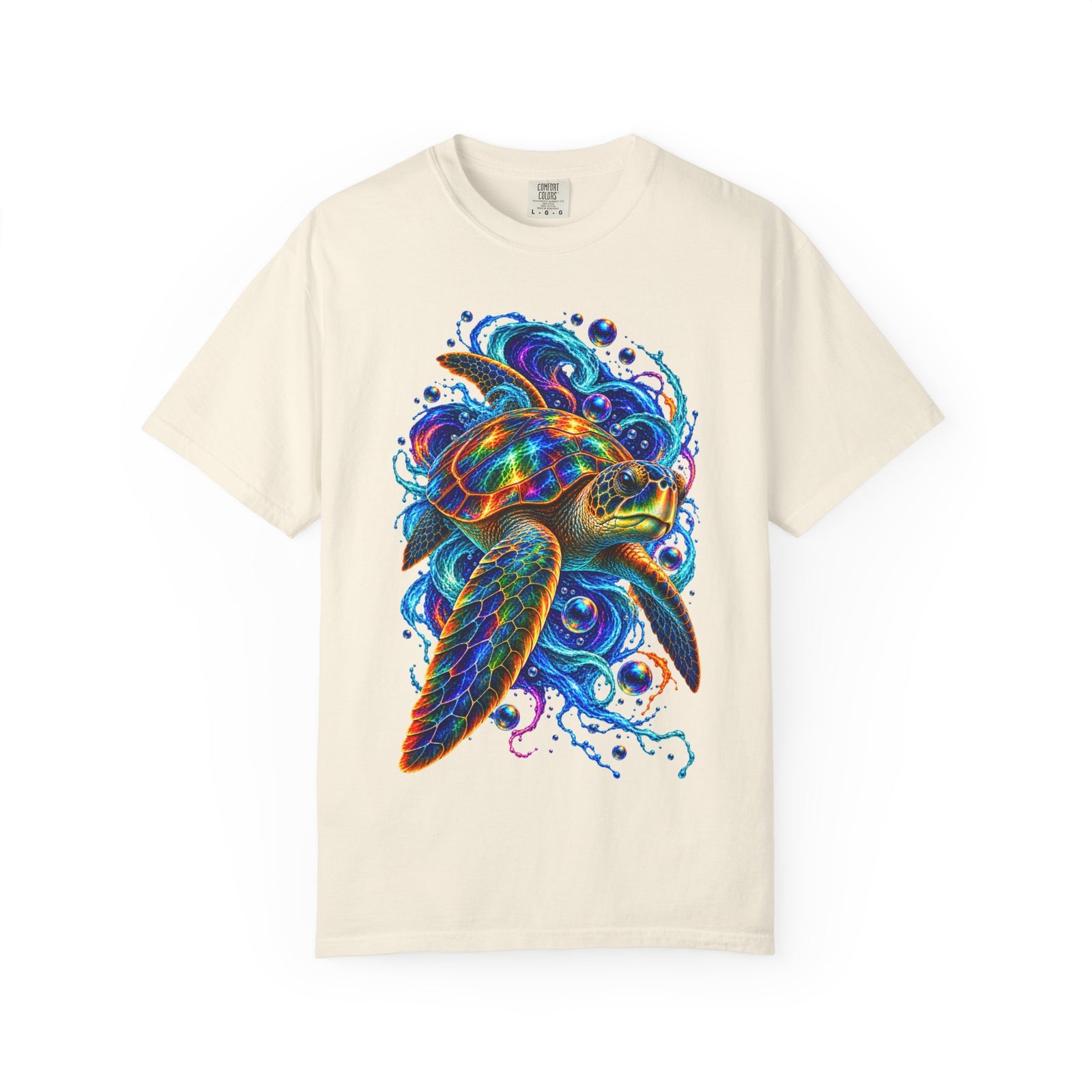 Sea Turtle Psychedelic Graphic T-Shirt