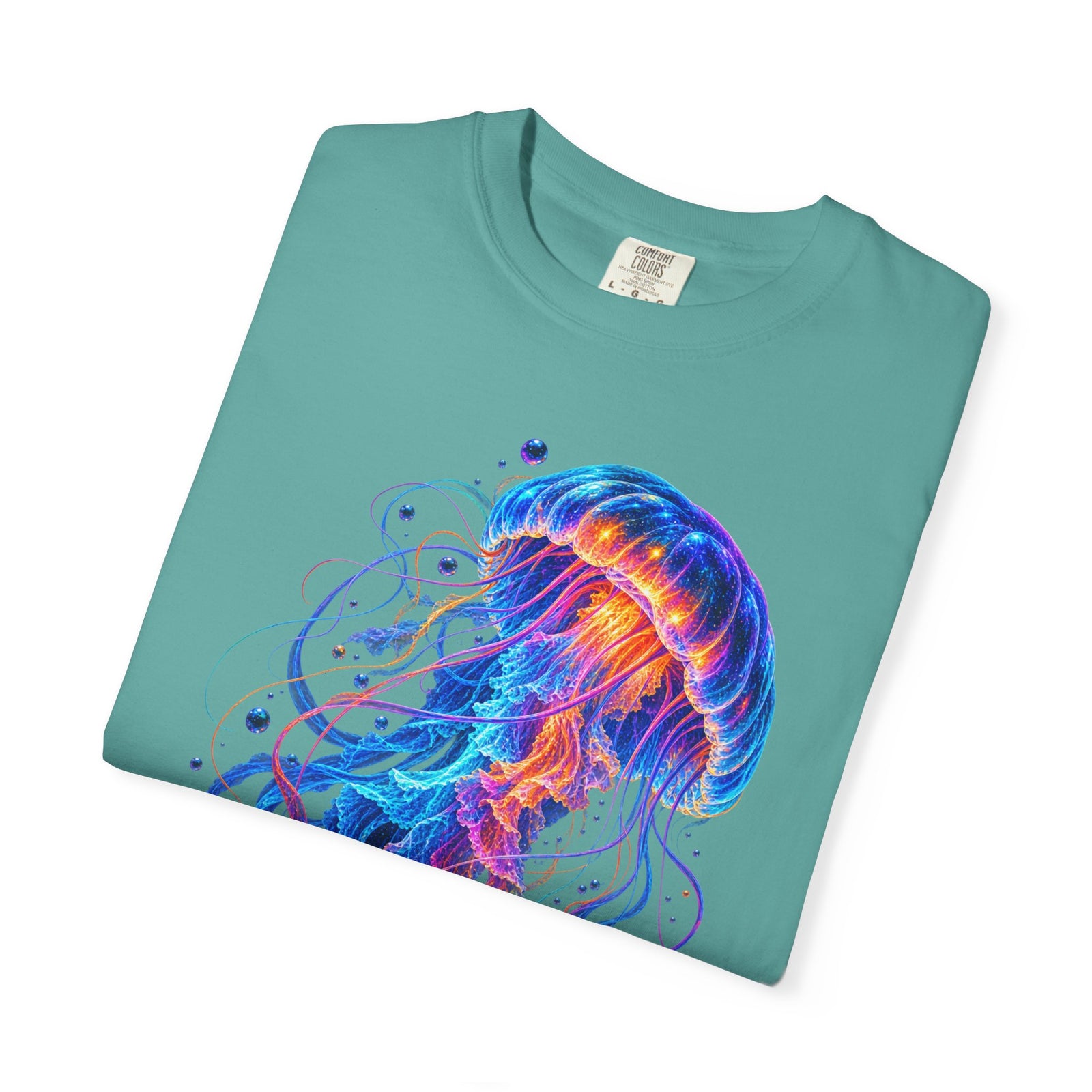 Jellyfish Glow T-Shirt — Neon Ocean Art Graphic Tee