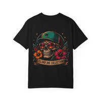 Tropical Skull with Hibiscus and Sunglasses T-shirt | Island Ink Collection