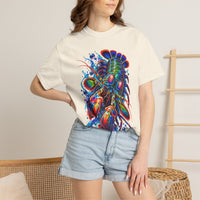 Psychedelic Lobster T-Shirt — Vibrant Neon Crustacean Graphic Tee