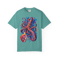 Squid Ink Art T-Shirt — Vibrant Octopus Graphic Tee