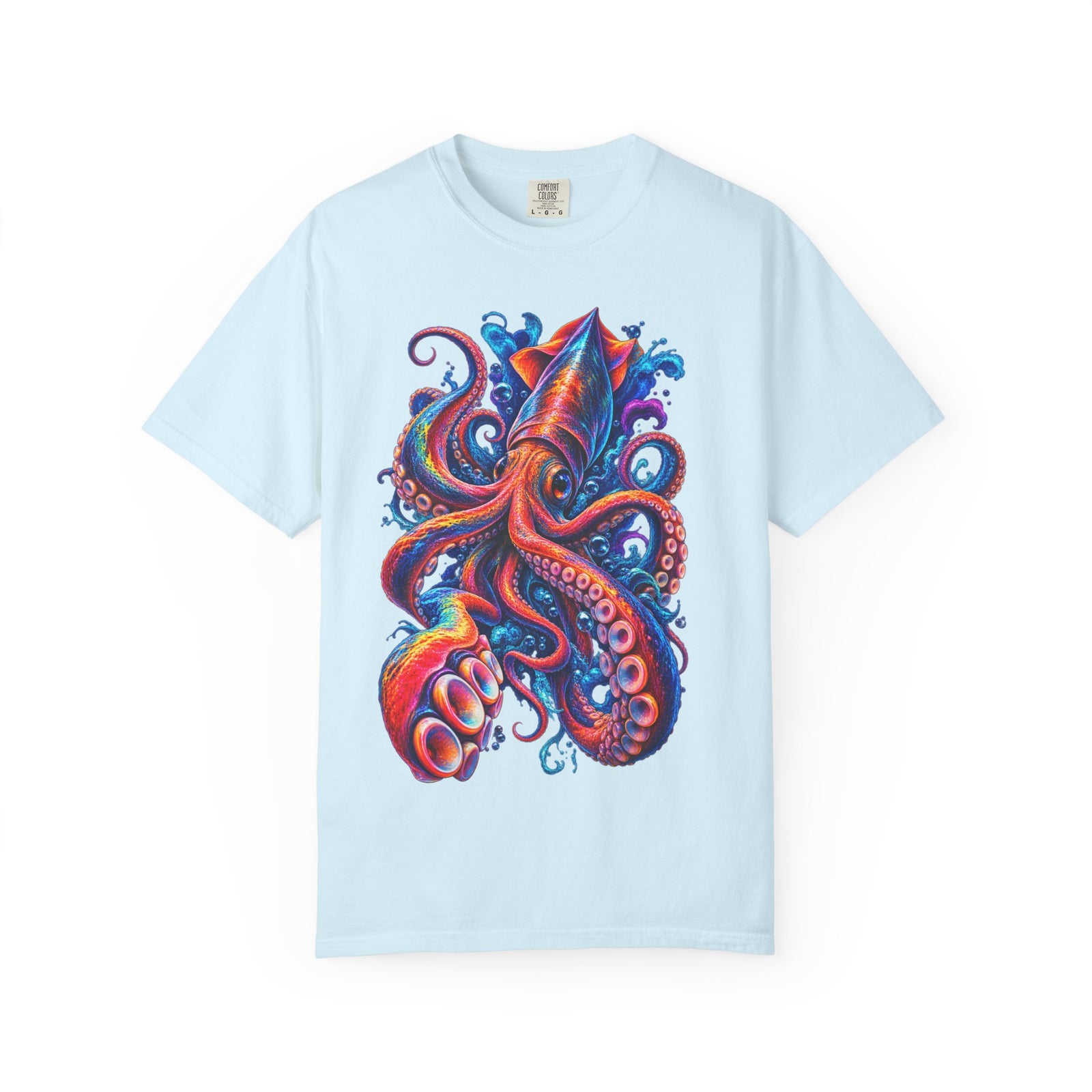 Squid Ink Art T-Shirt — Vibrant Octopus Graphic Tee