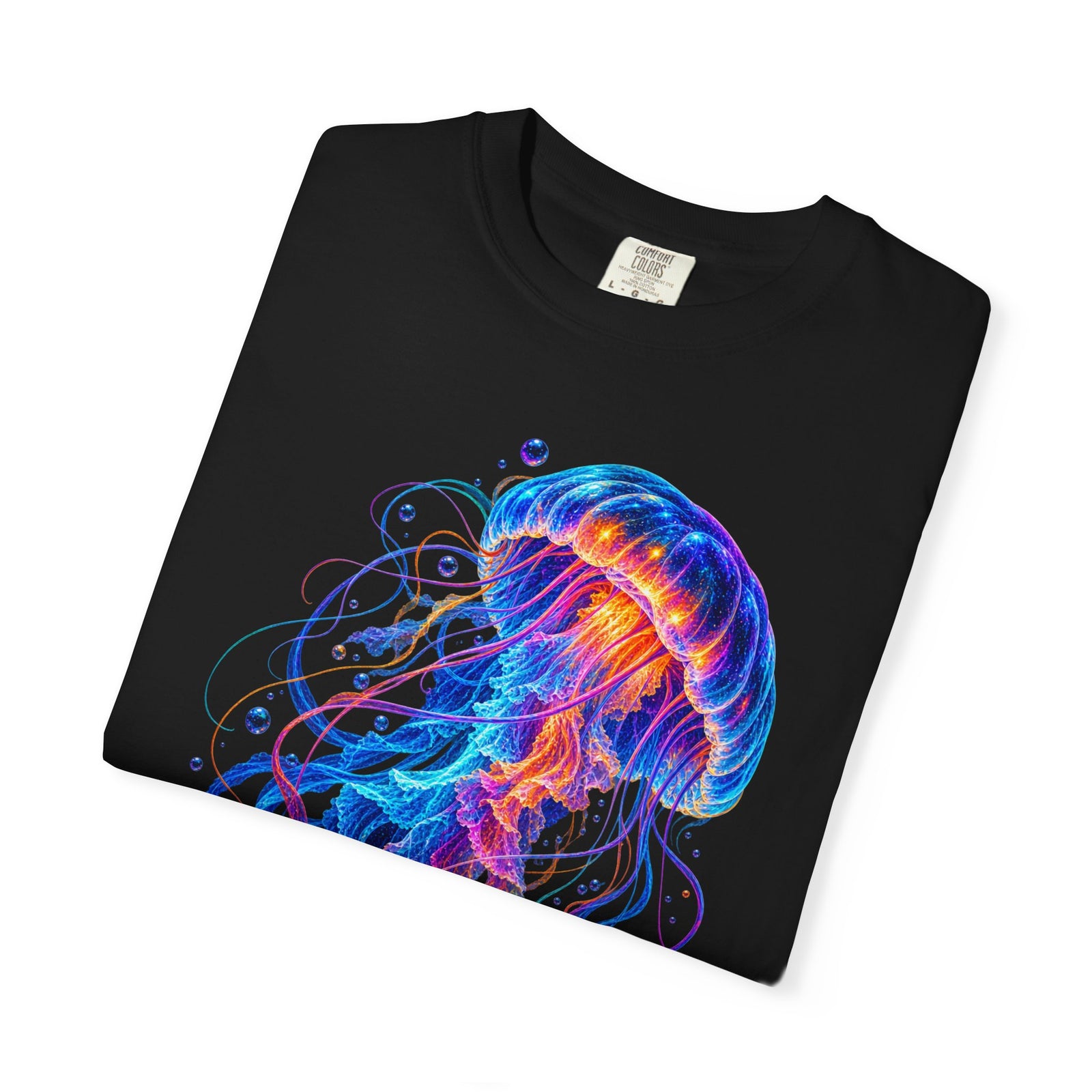 Jellyfish Glow T-Shirt — Neon Ocean Art Graphic Tee