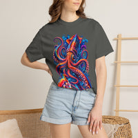 Squid Ink Art T-Shirt — Vibrant Octopus Graphic Tee