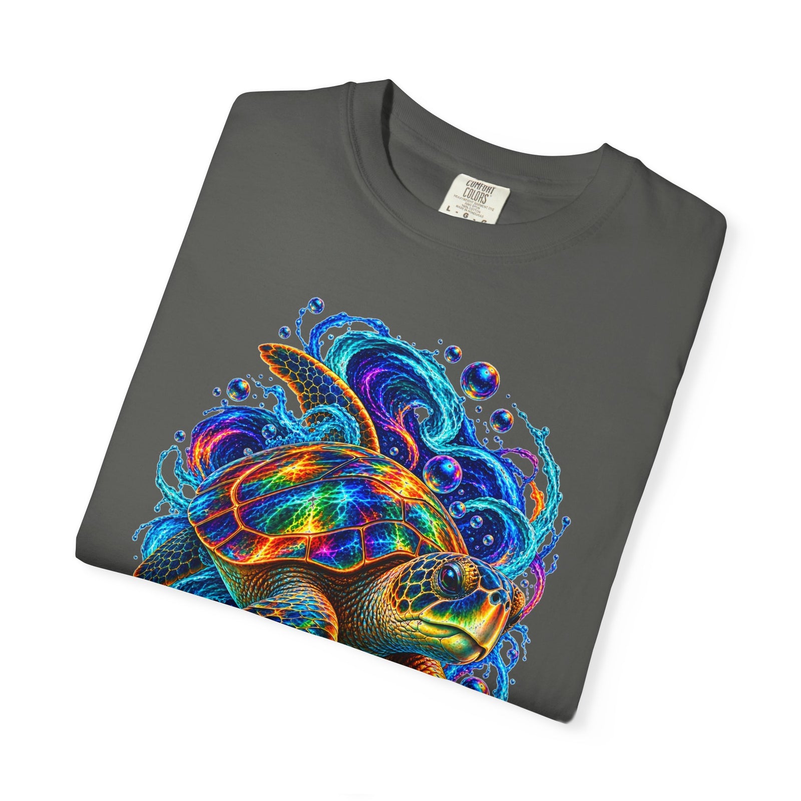 Sea Turtle Psychedelic Graphic T-Shirt