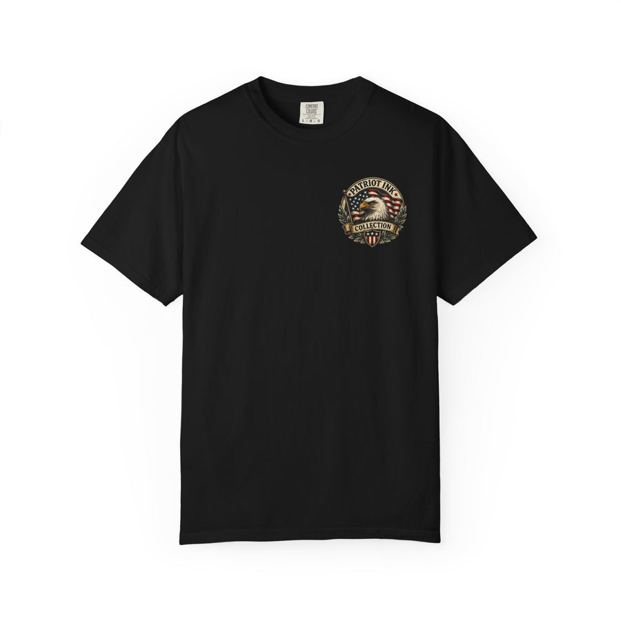 American Eagle Shield tee | Vintage Flag Motorcycle Patriotic T-Shirt