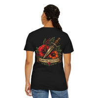 Floral Dagger T-Shirt — Island Ink Collection Graphic Tee