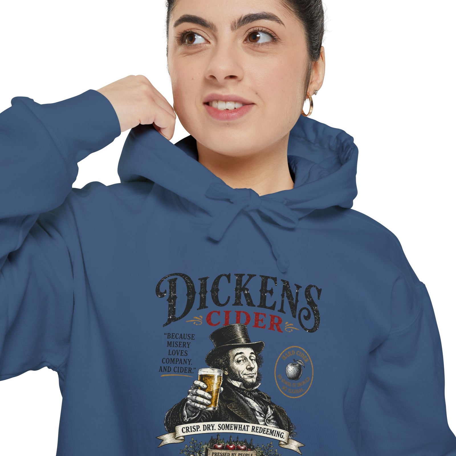 Dickens Cider hoodie | Misery Loves Company, Literary Humour
