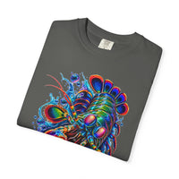 Psychedelic Lobster T-Shirt — Vibrant Neon Crustacean Graphic Tee