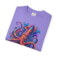 Squid Ink Art T-Shirt — Vibrant Octopus Graphic Tee
