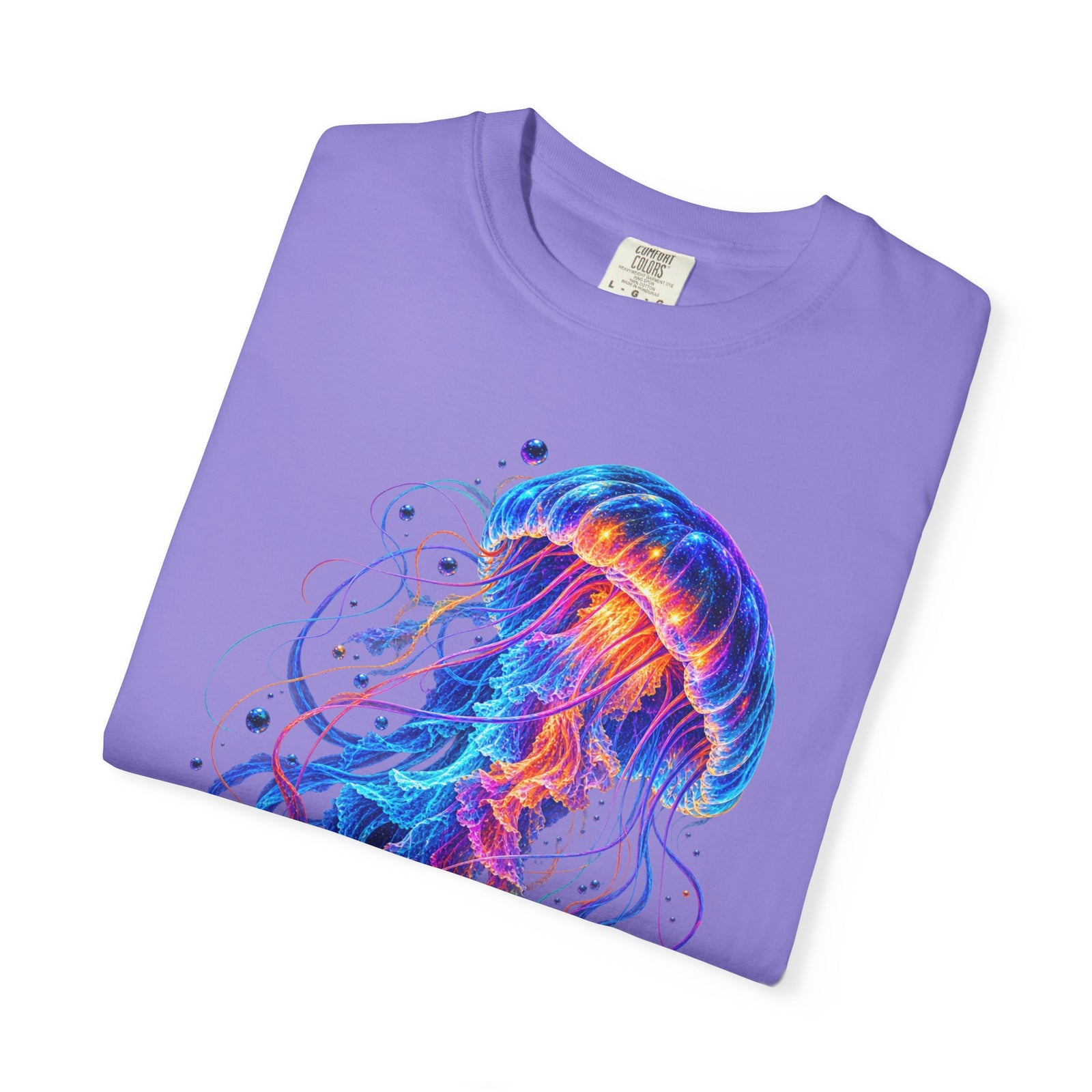 Jellyfish Glow T-Shirt — Neon Ocean Art Graphic Tee