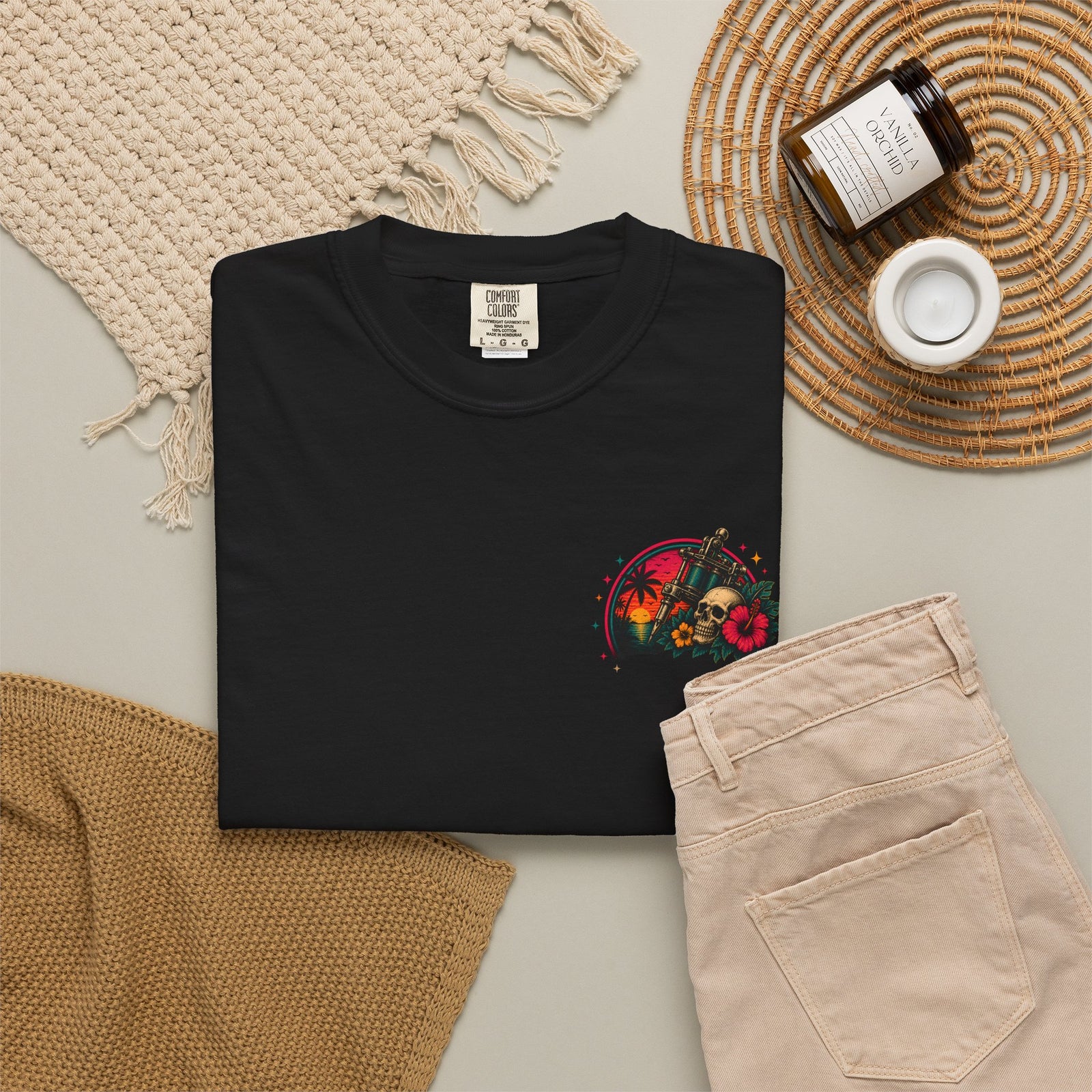 Mermaid Floral Graphic T-Shirt — Island Ink Collection