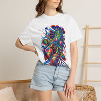Psychedelic Lobster T-Shirt — Vibrant Neon Crustacean Graphic Tee