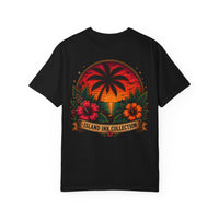T-Shirt • Island Ink Sunset Palm Floral Graphic