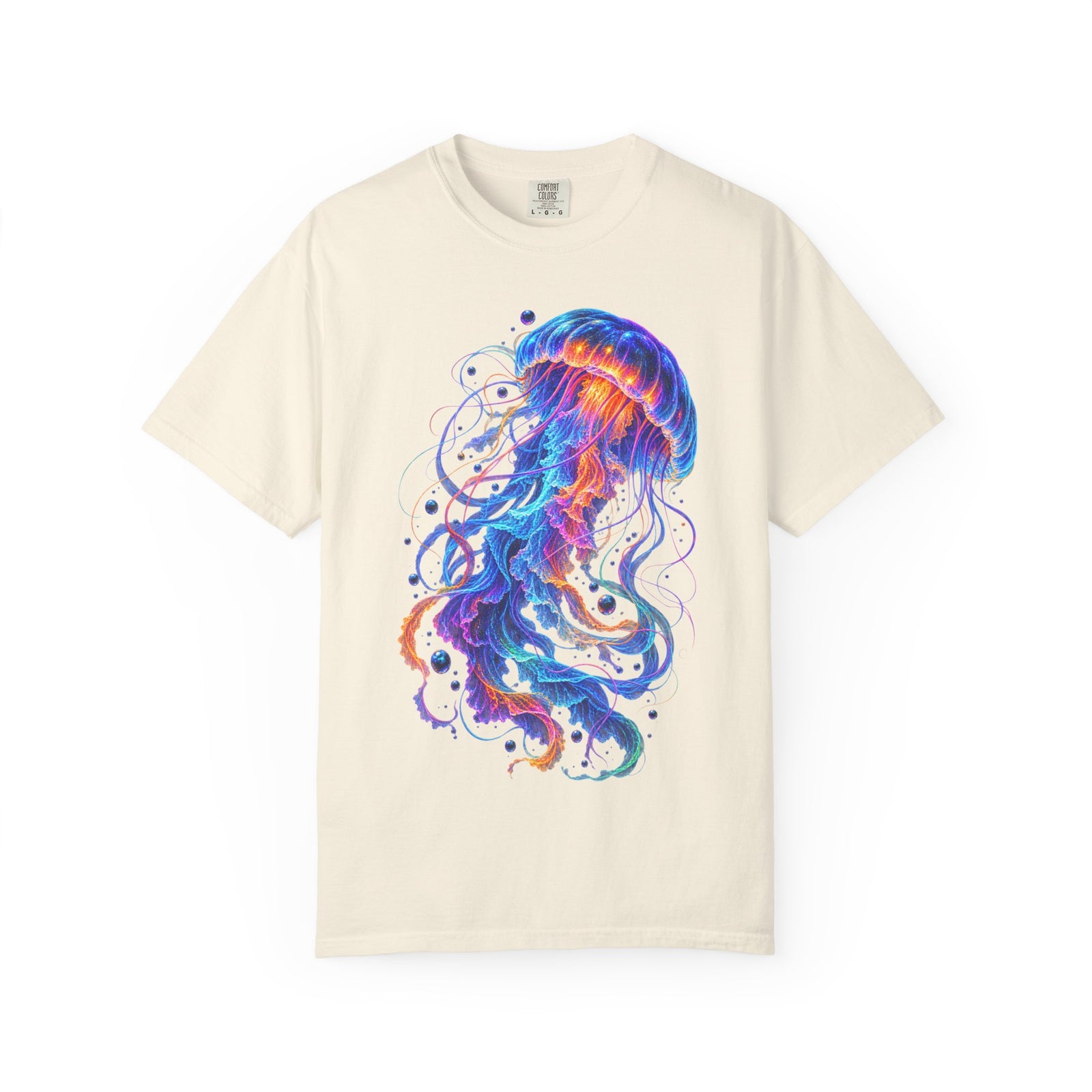 Jellyfish Glow T-Shirt — Neon Ocean Art Graphic Tee