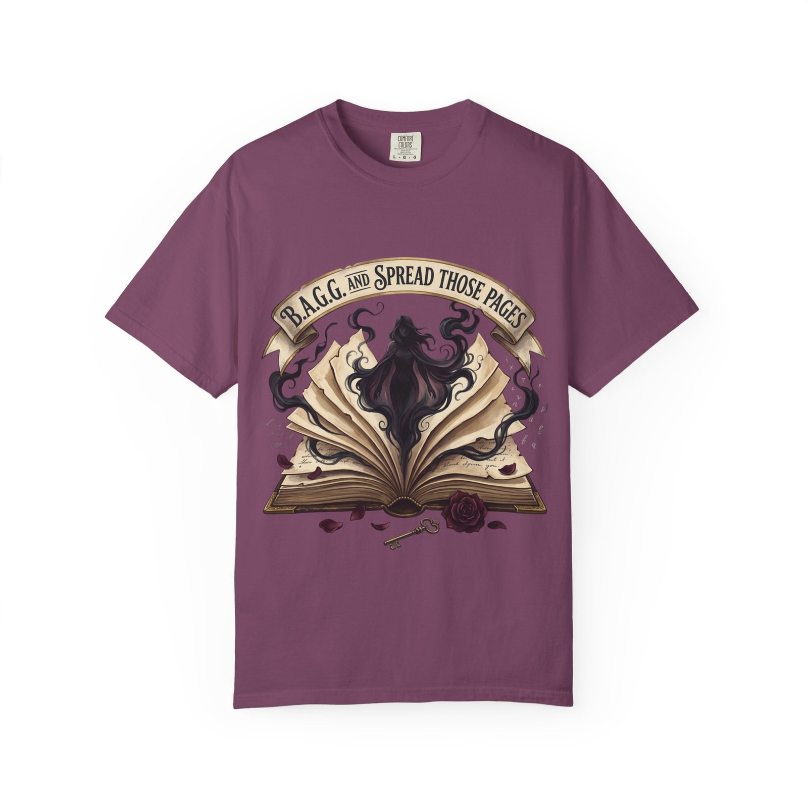 B.A.G.G. and Spread Those Pages Shirt, Fantasy Reader Tee, Book Lover T-Shirt, Fairy Book Shirt, Reading Gift, Bookworm Apparel