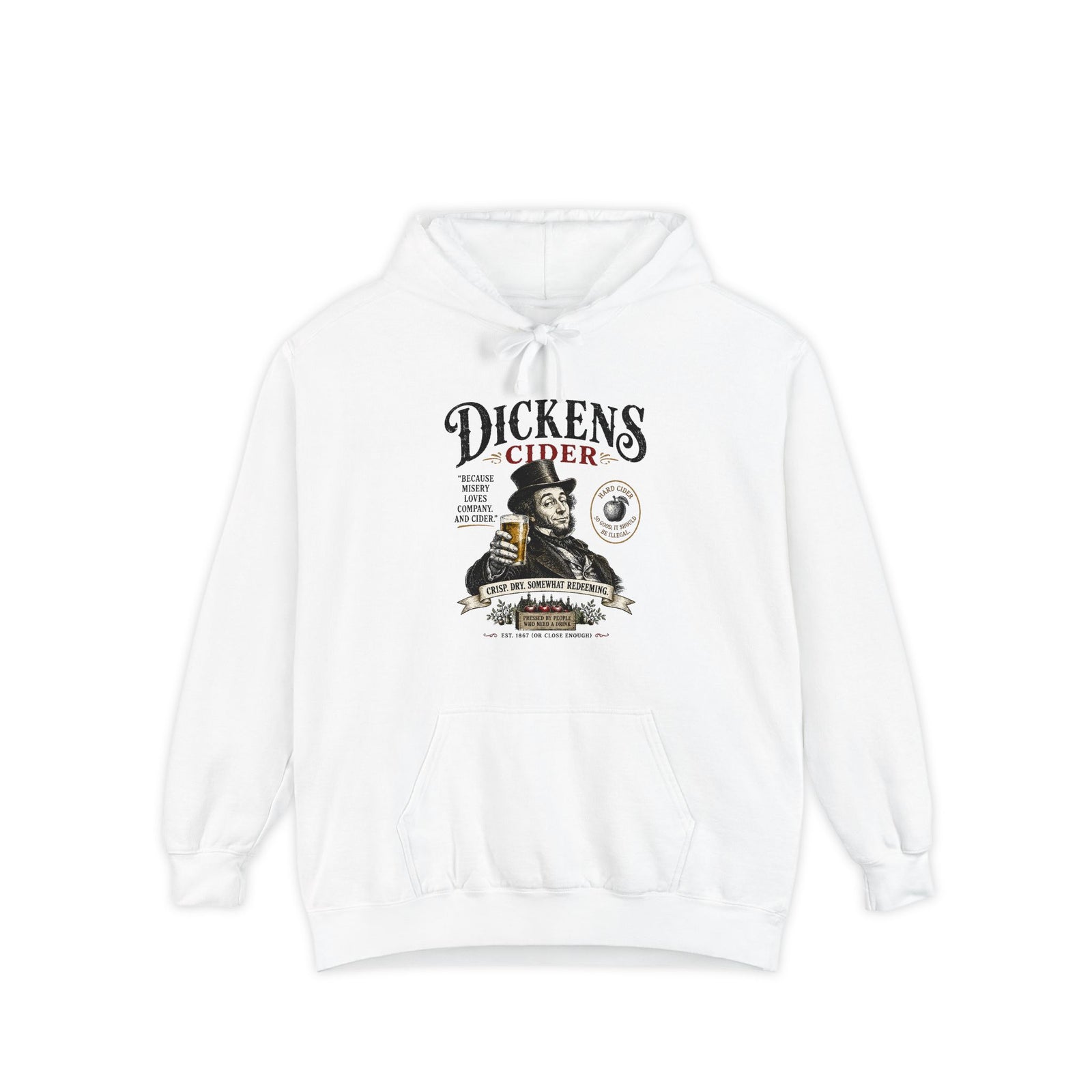 Dickens Cider hoodie | Misery Loves Company, Literary Humour