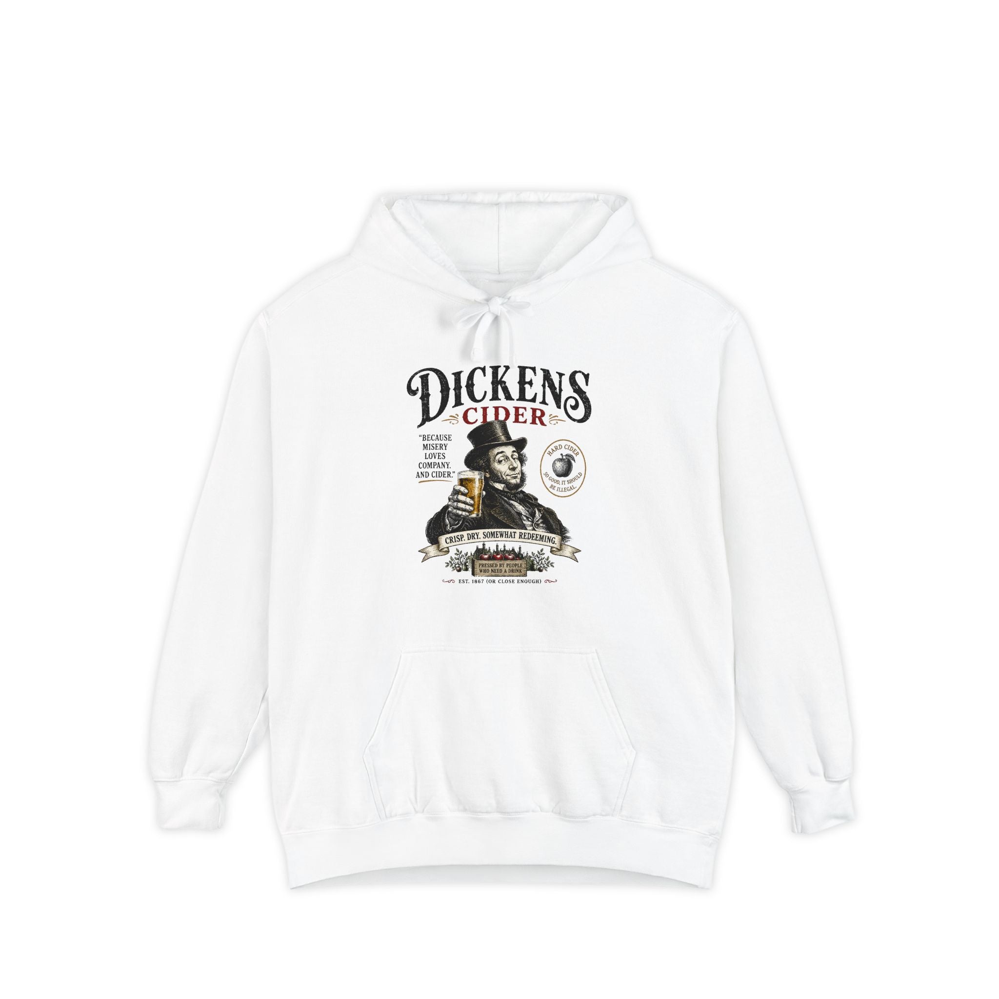 Dickens Cider hoodie | Misery Loves Company, Literary Humour