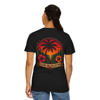 T-Shirt • Island Ink Sunset Palm Floral Graphic