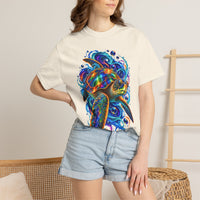 Sea Turtle Psychedelic Graphic T-Shirt