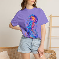Jellyfish Glow T-Shirt — Neon Ocean Art Graphic Tee