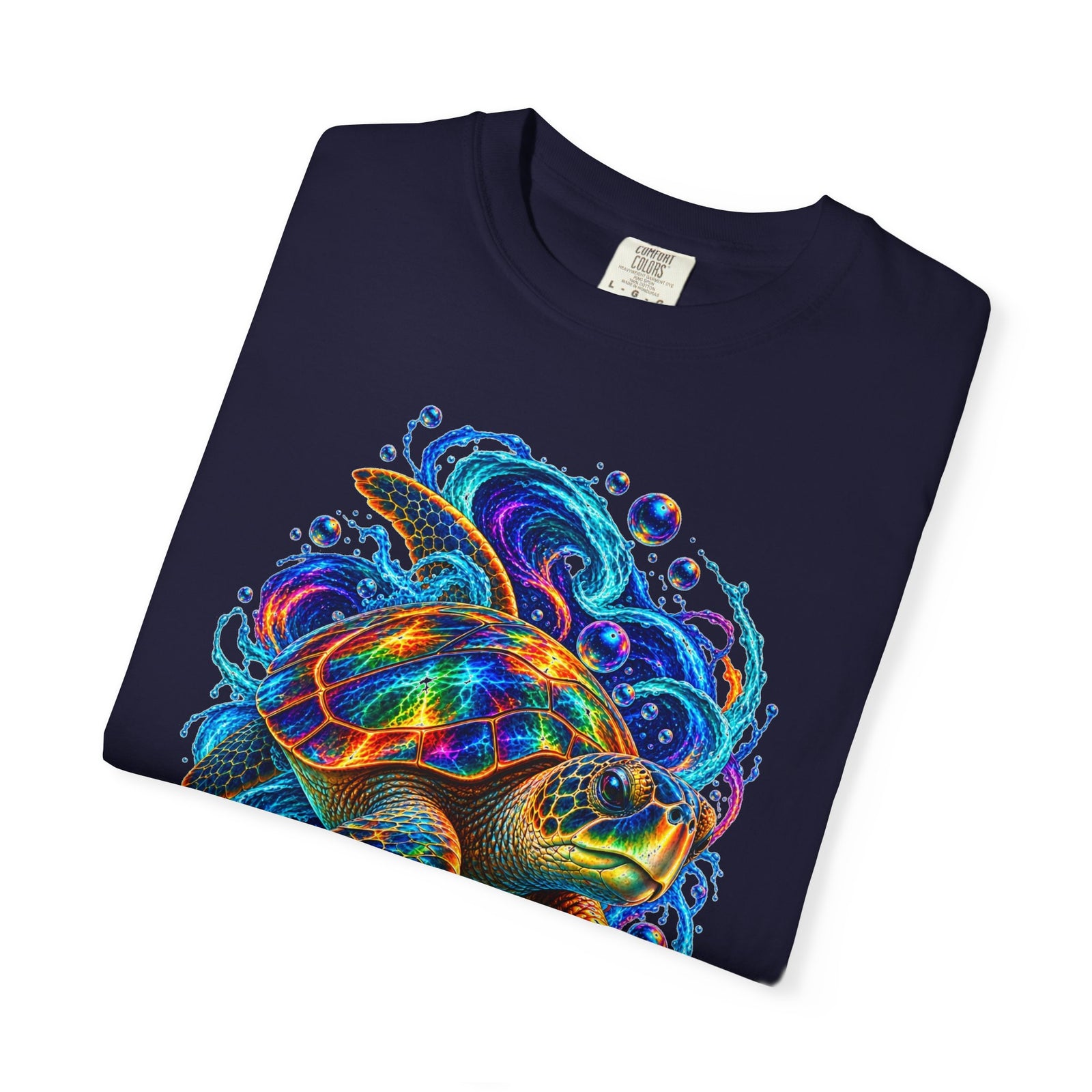 Sea Turtle Psychedelic Graphic T-Shirt