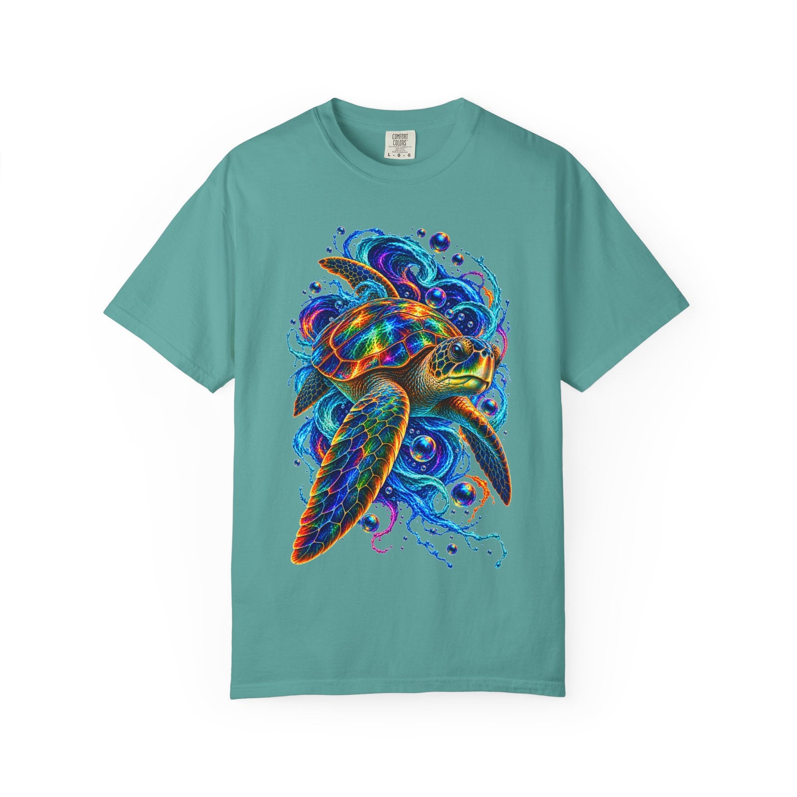 Sea Turtle Psychedelic Graphic T-Shirt