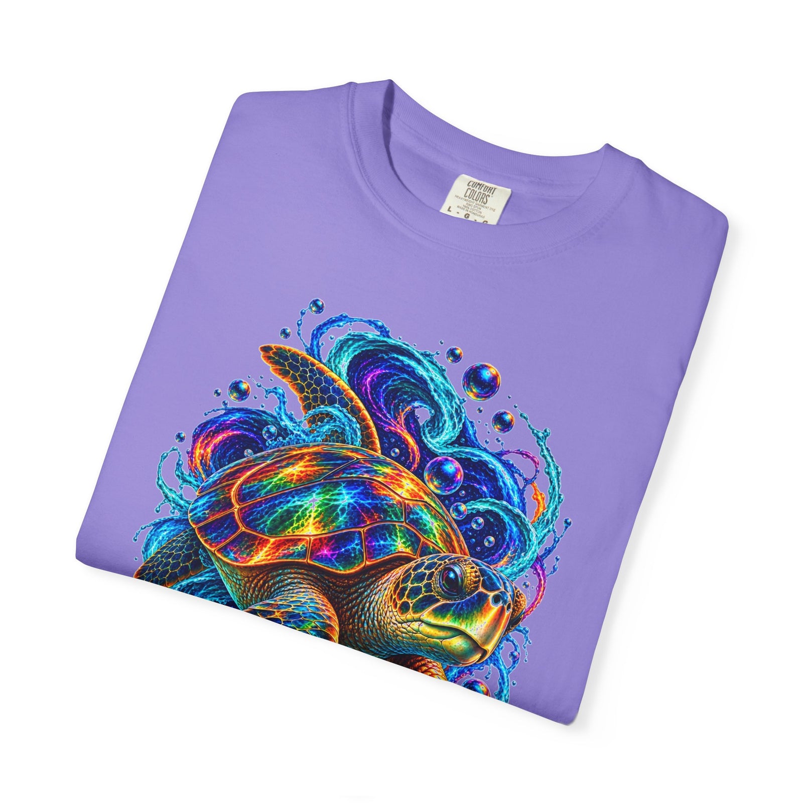 Sea Turtle Psychedelic Graphic T-Shirt
