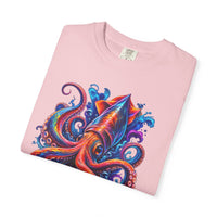 Squid Ink Art T-Shirt — Vibrant Octopus Graphic Tee