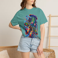 Psychedelic Lobster T-Shirt — Vibrant Neon Crustacean Graphic Tee