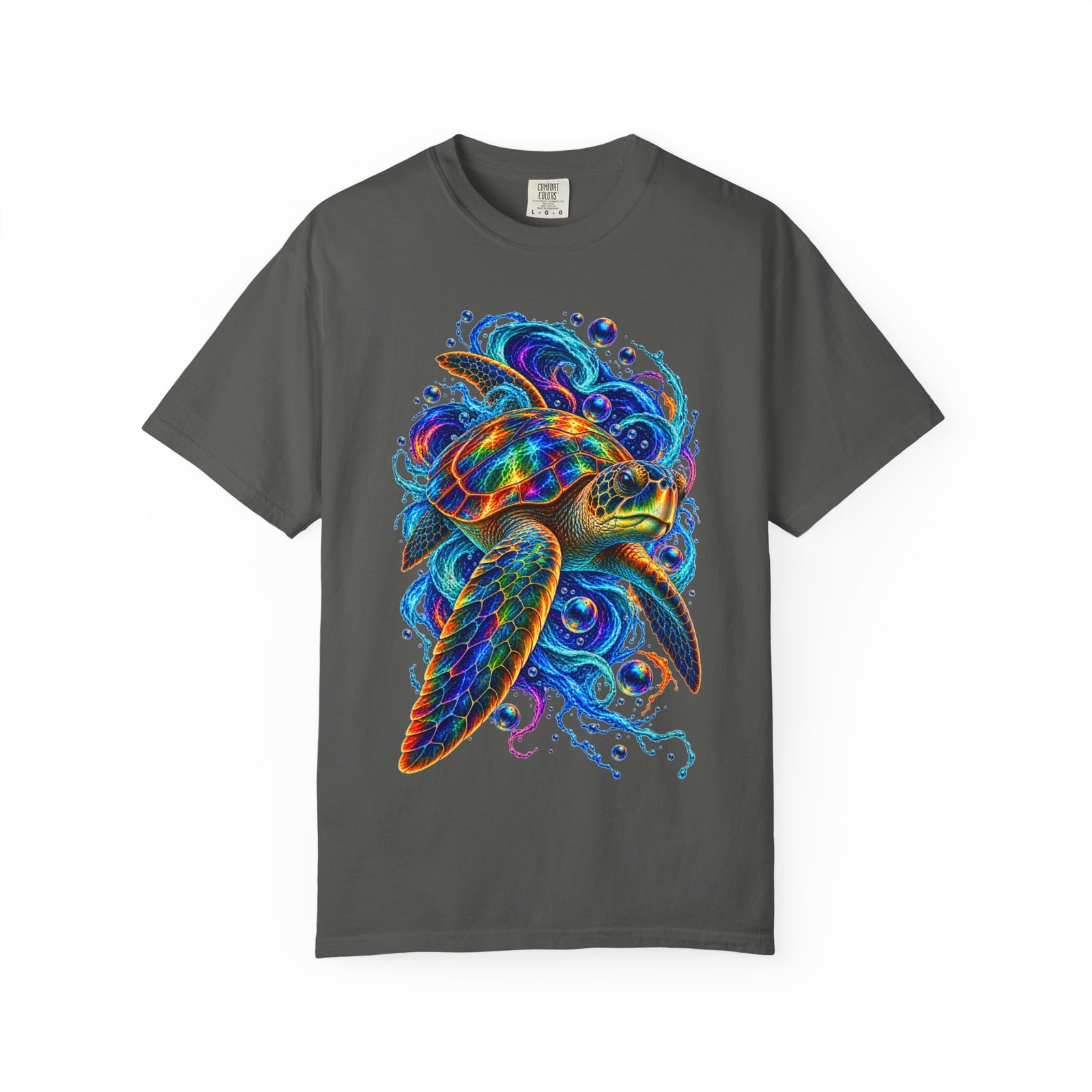 Sea Turtle Psychedelic Graphic T-Shirt