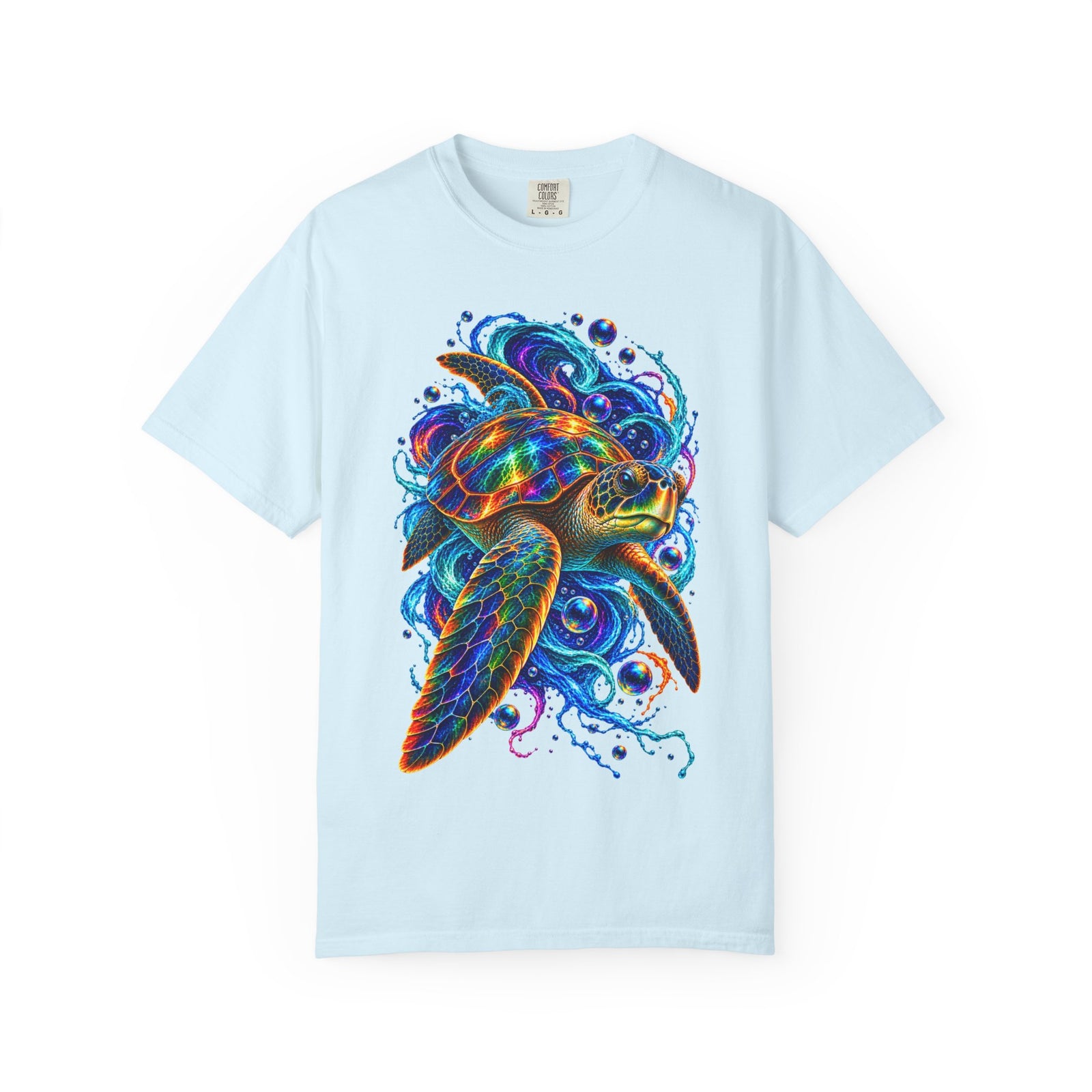 Sea Turtle Psychedelic Graphic T-Shirt
