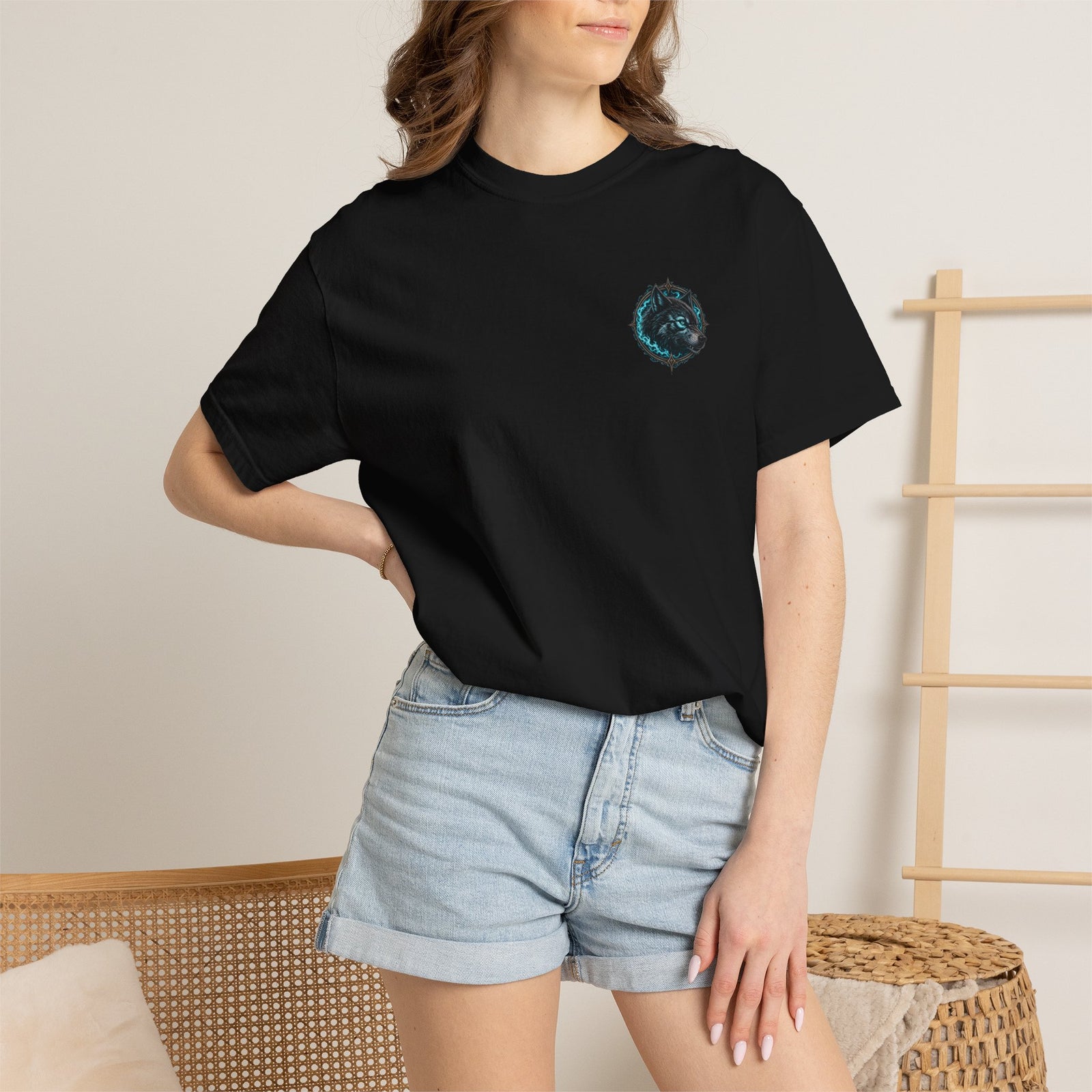 Wolf Moon T-Shirt — Wilderness Adventure Graphic Tee